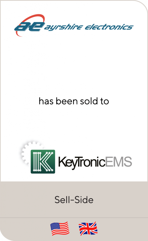 CDR Manufacturing has been sold to KeyTronic Corporation Lincoln International LLC