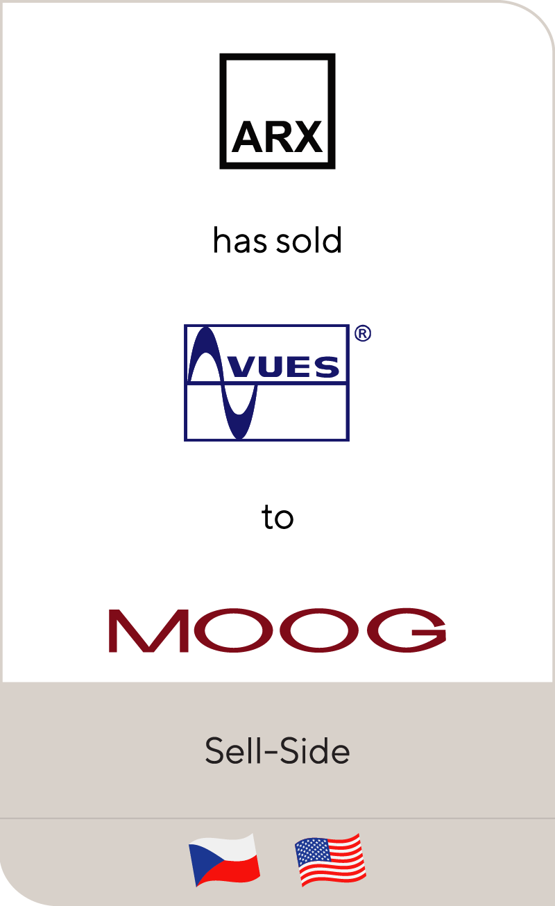 ARX has sold VUES Brno to Moog