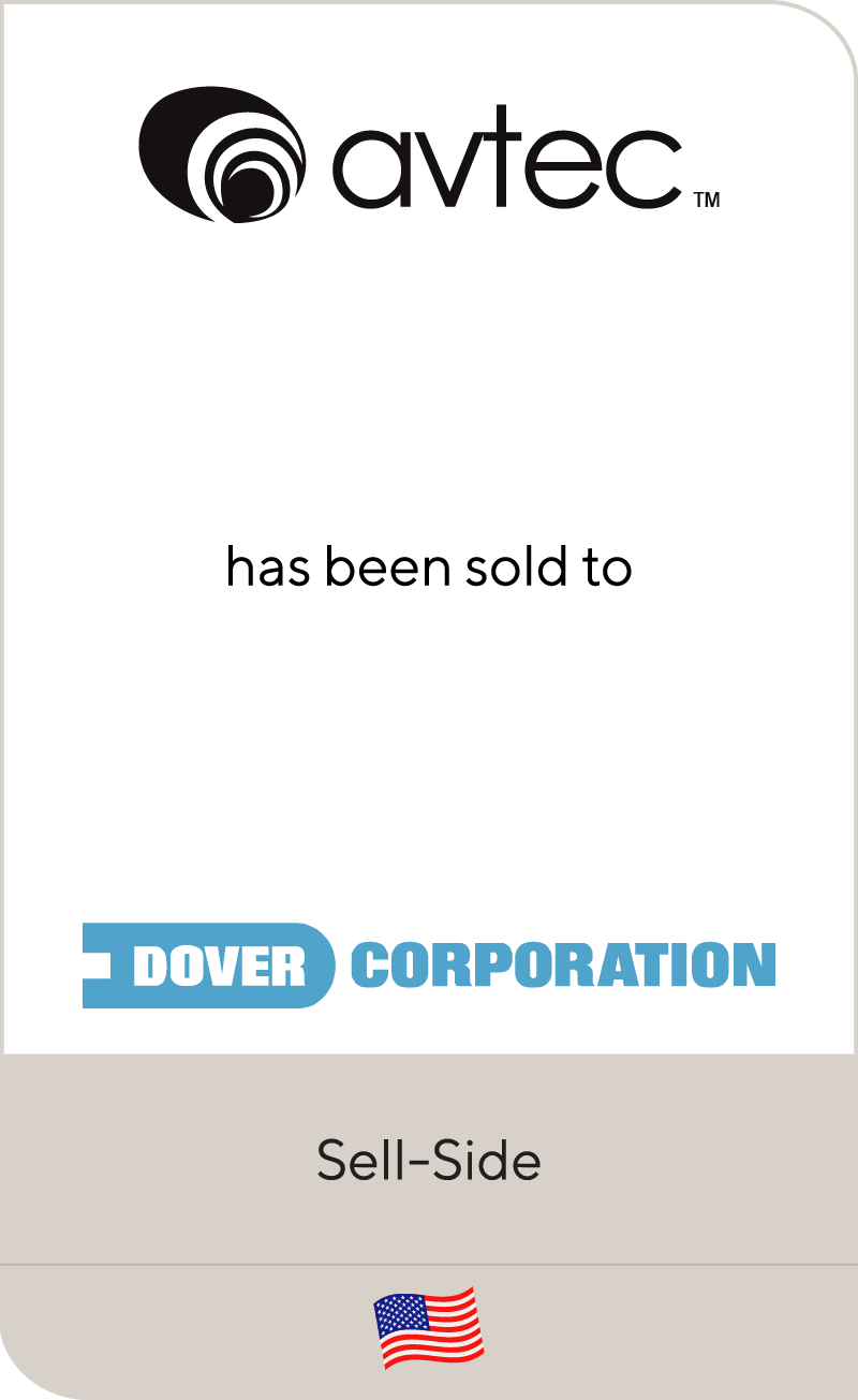 AVTEC Industries has been sold to Dover Corporation