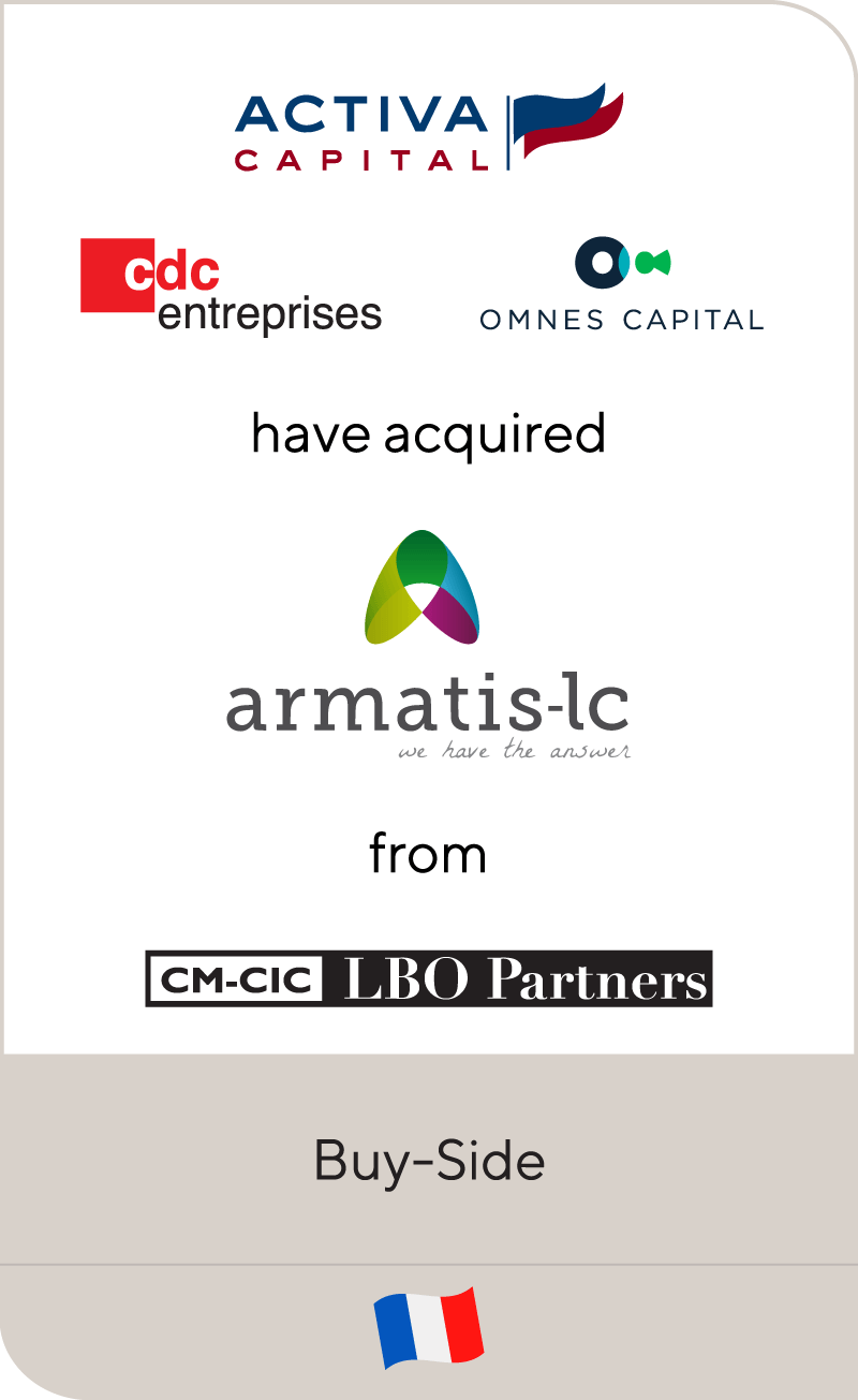 Activa Capital CDC Entreprises Omnes Capital Armatis LC CM CIC LBO Partners 2012