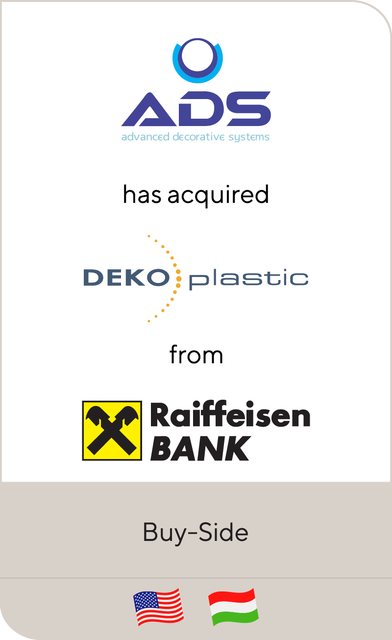 Advanced Decorative Systems ADS Deko Plastic Raiffeisen Bank 2011