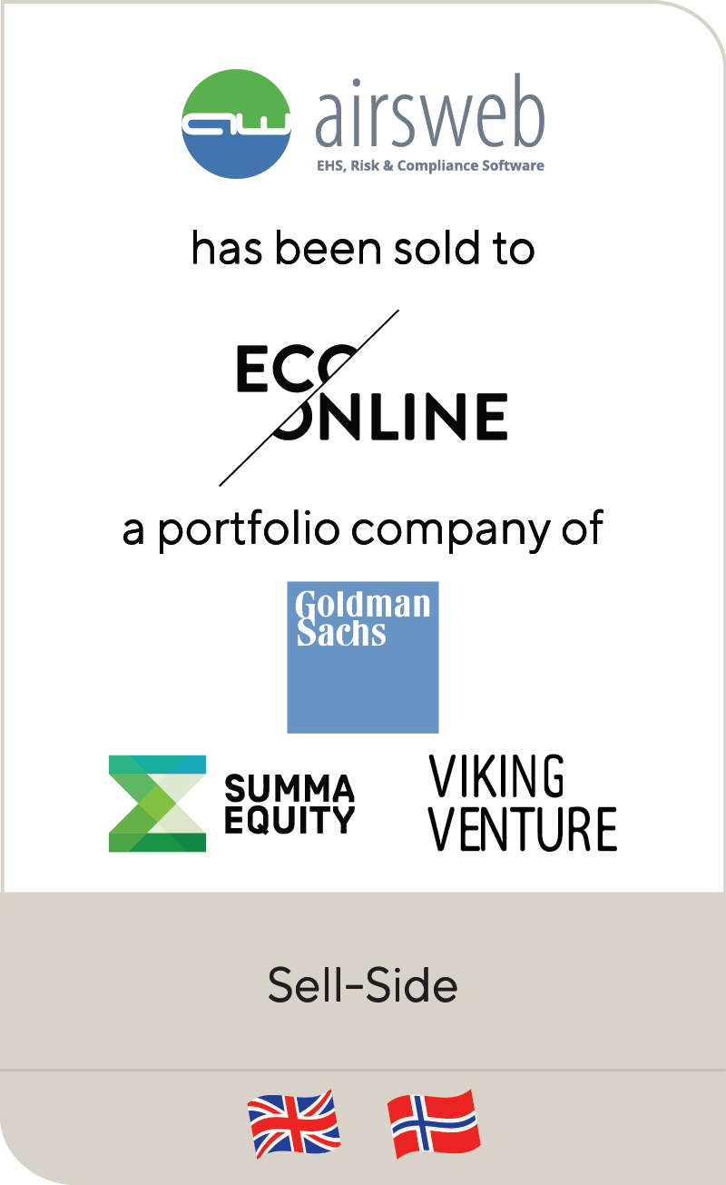 Airsweb Ecooline Goldman Sachs Summa Equity Viking Venture 2020