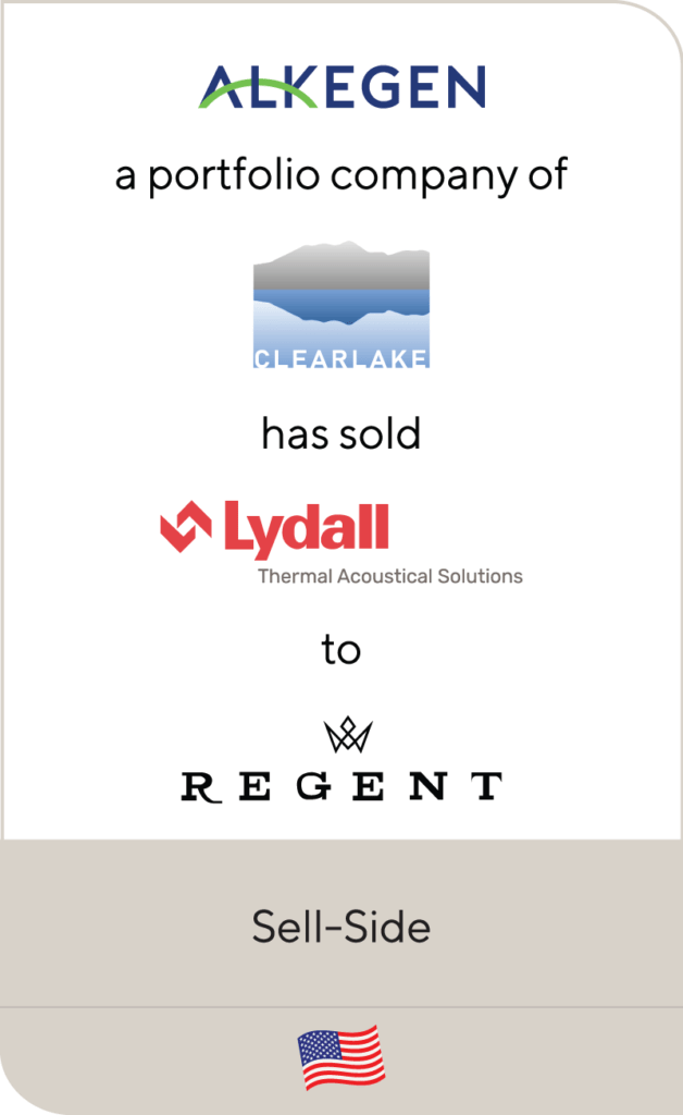 Alkegen, a portfolio company of Clearlake Capital, has sold Lydall TAS