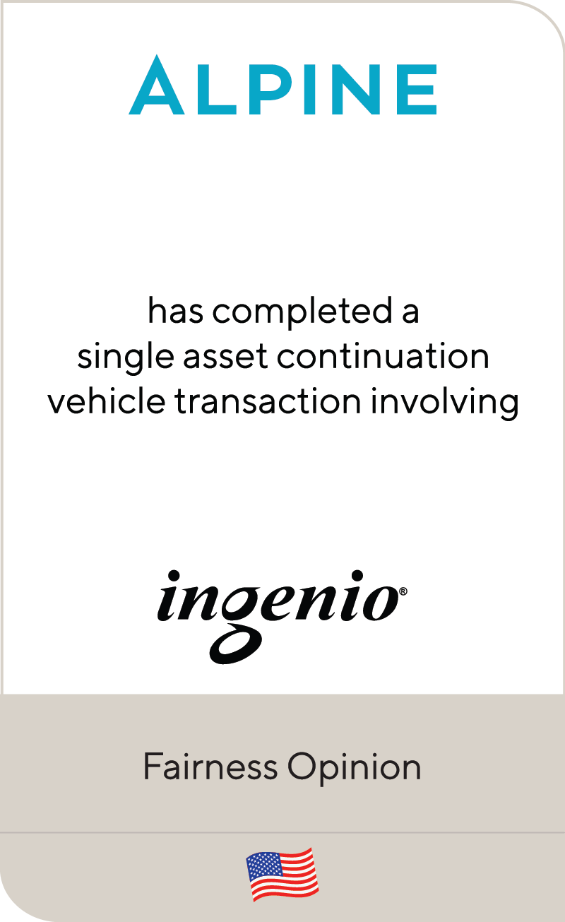 Alpine Investors IV Ingenio LLC