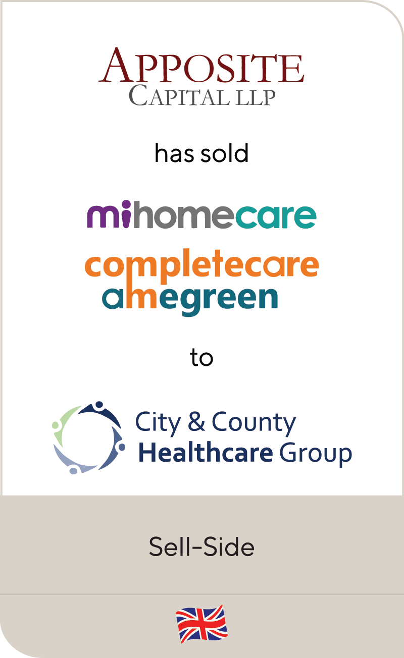 Apposite Capital MiHomeCare Completecare Amegreen City & County Healthcare Group 2021