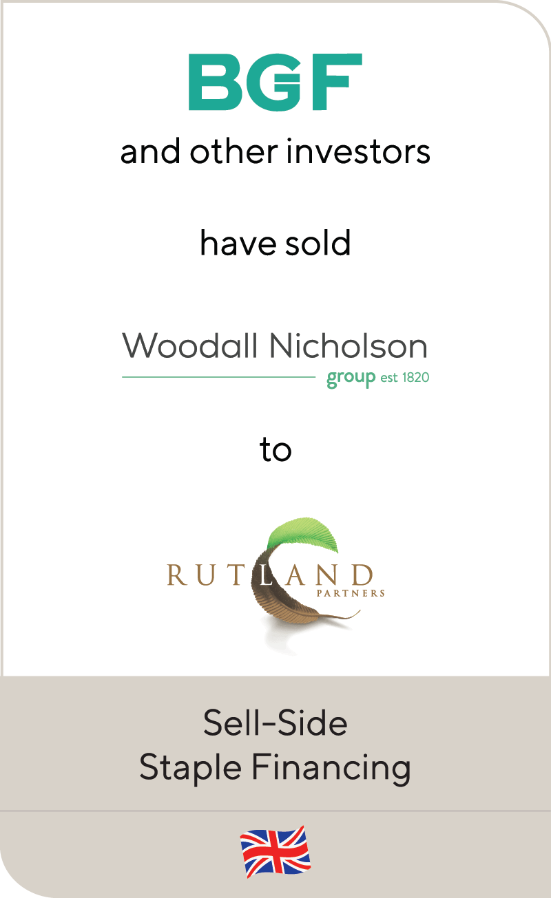 BGF Woodall Nicholson Holdings Rutland Partners 2020