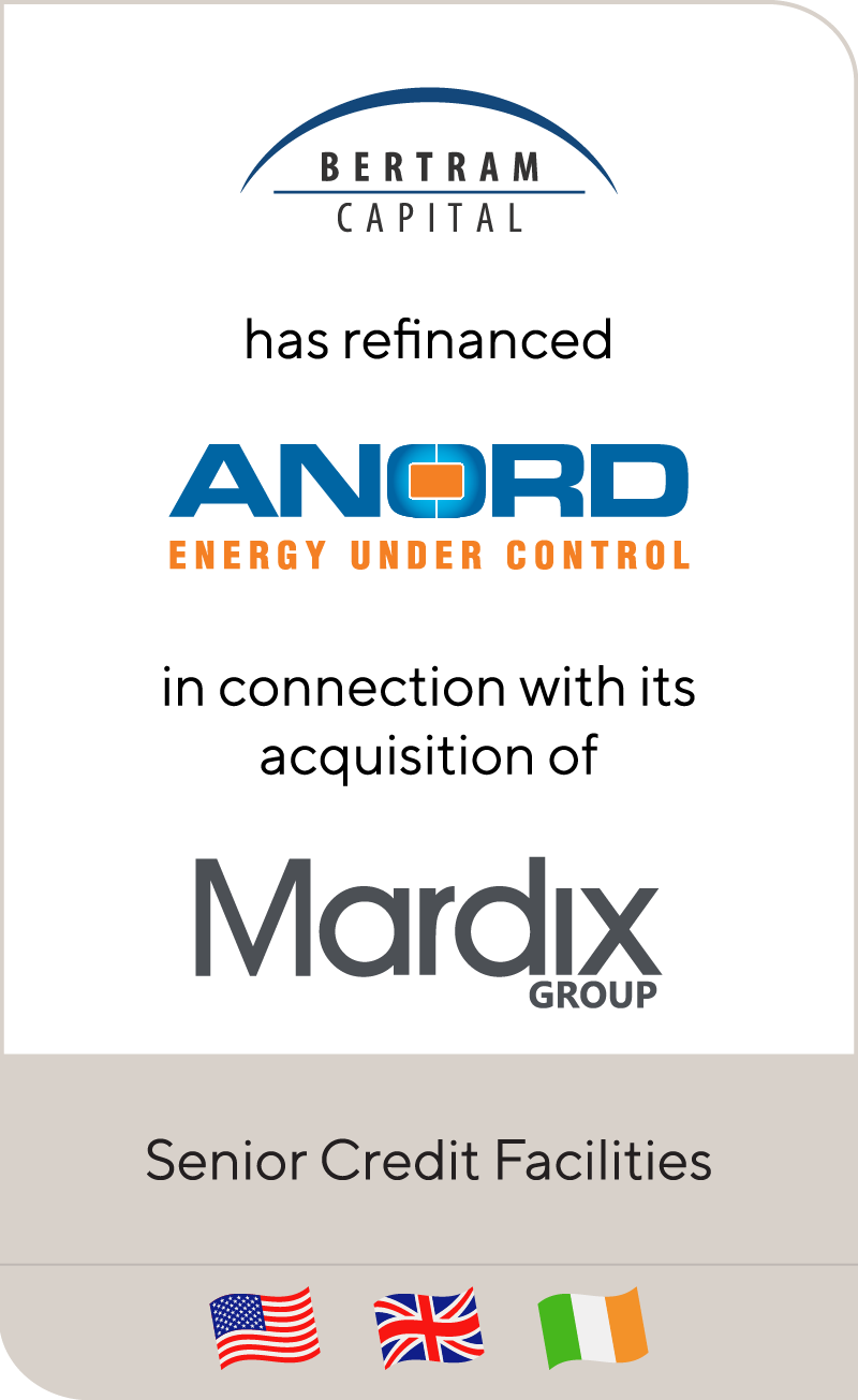 Bertram Capital has refinanced Anord and acquired Mardix Group