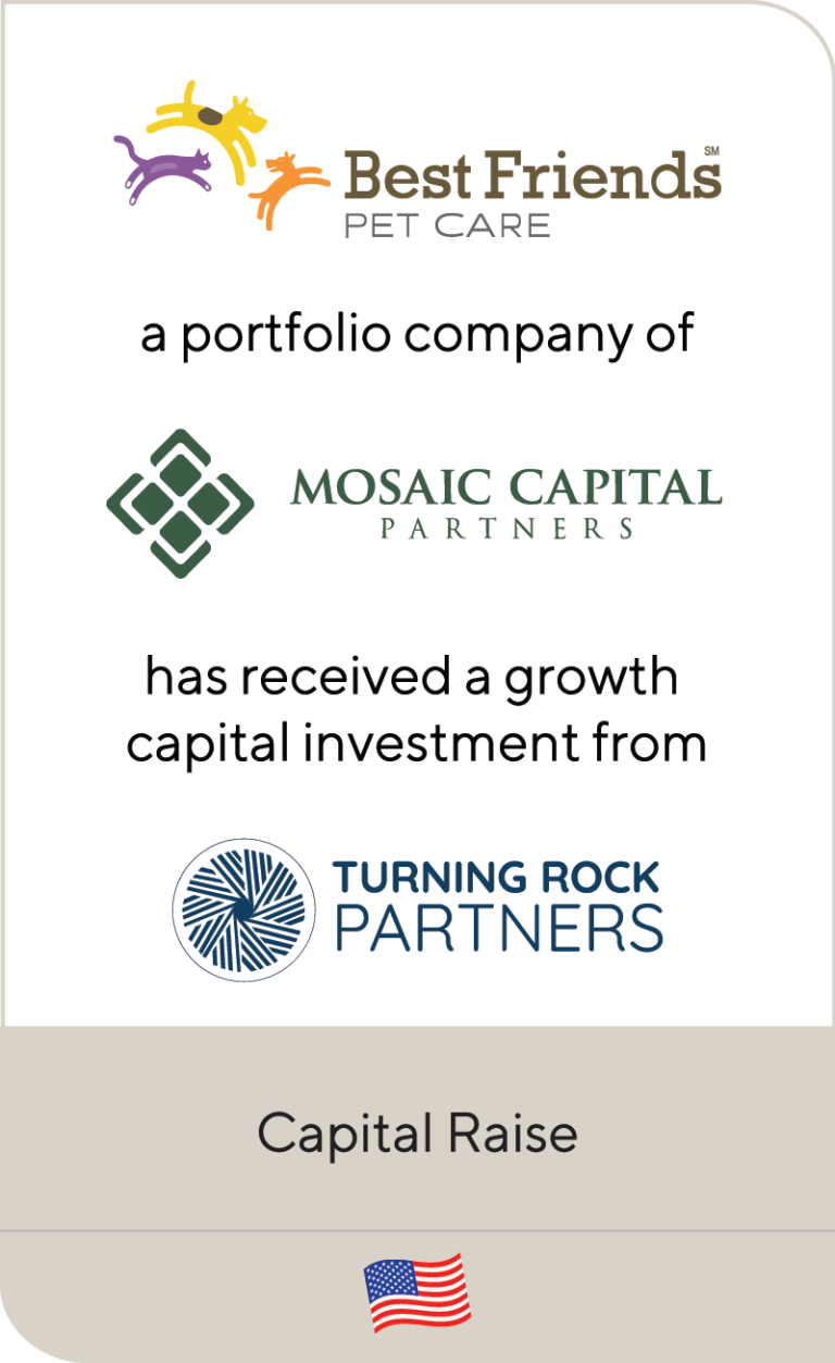 Best Friends Pet Care receives a growth investment from Turning Rock