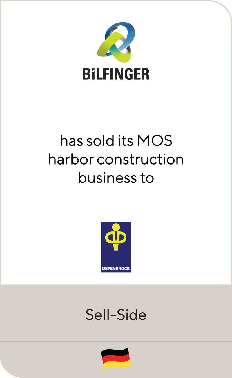 Bilfinger Has Sold Its Mos Harbor Construction Business To Depenbrock Lincoln International