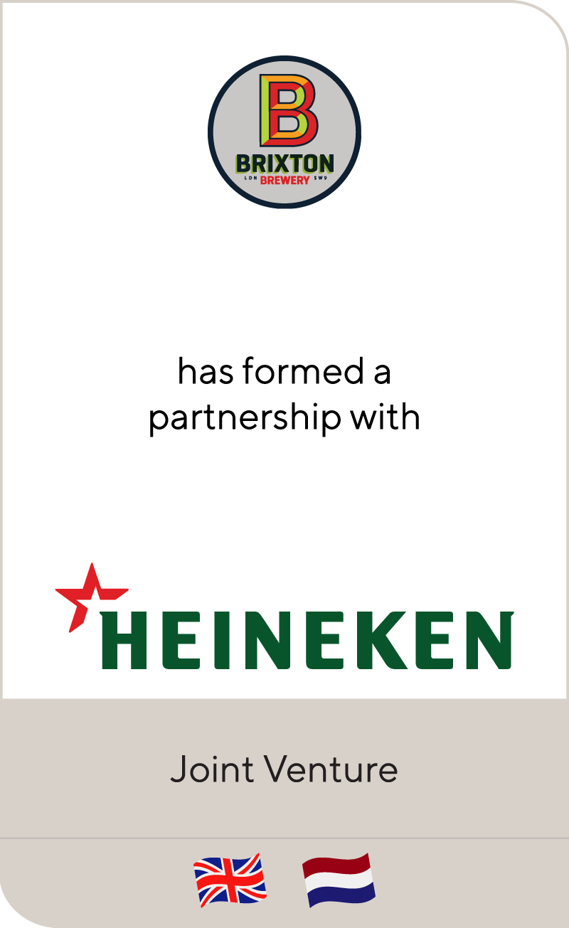 Brixton Brewery has formed a partnership with Heineken