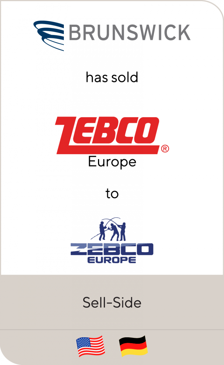 Brunswick Corporation has sold Zebco European operations to Zebco Sports Europe Ltd. Lincoln