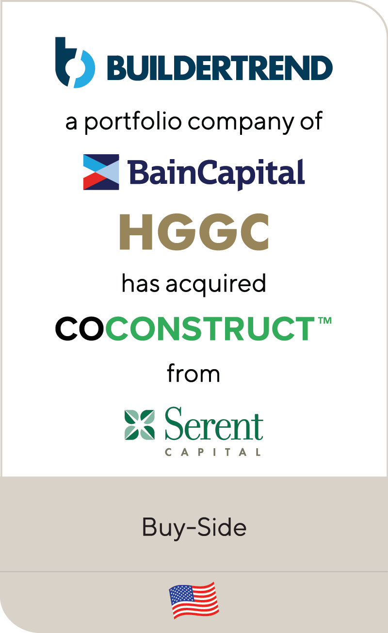 Buildertrend Bain Capital HGGC CoConstruct Serent Capital 2021
