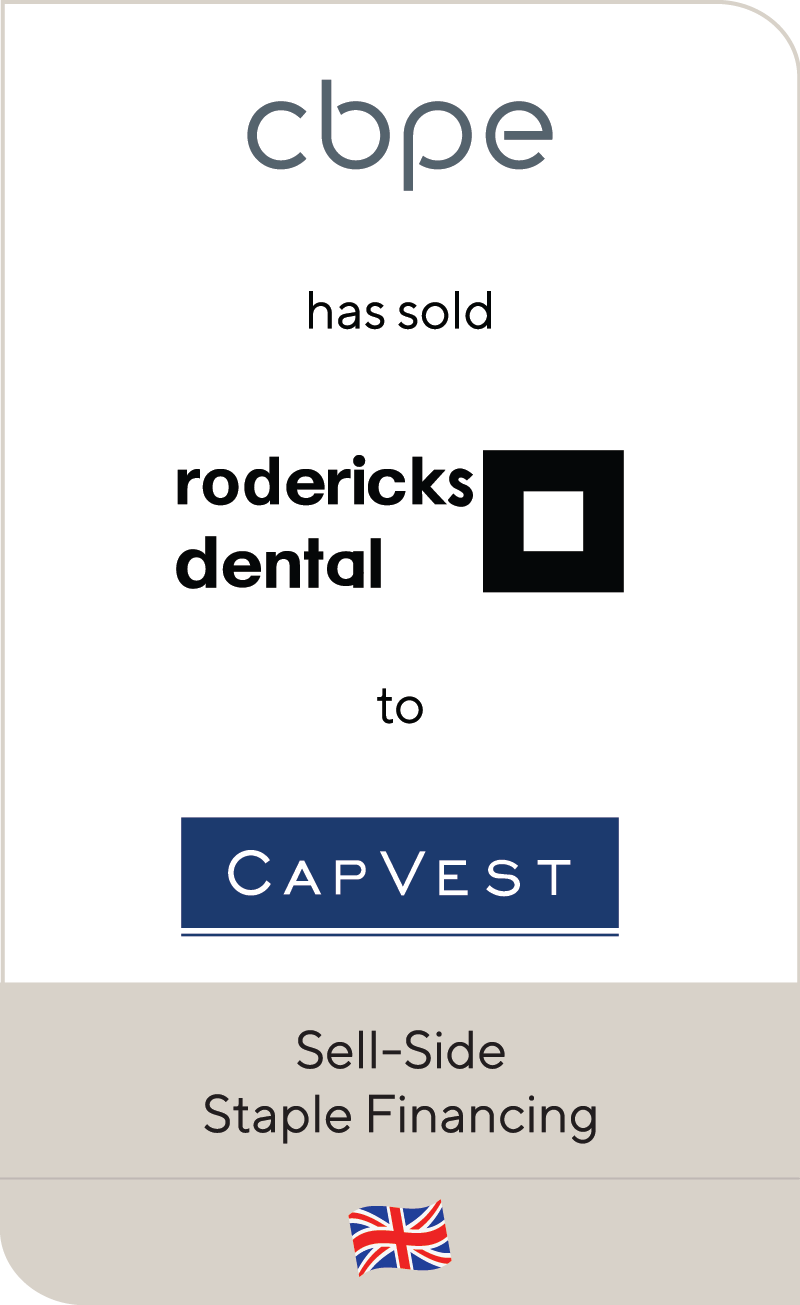 CBPE Capital Rodericks Dental CapVest 2021