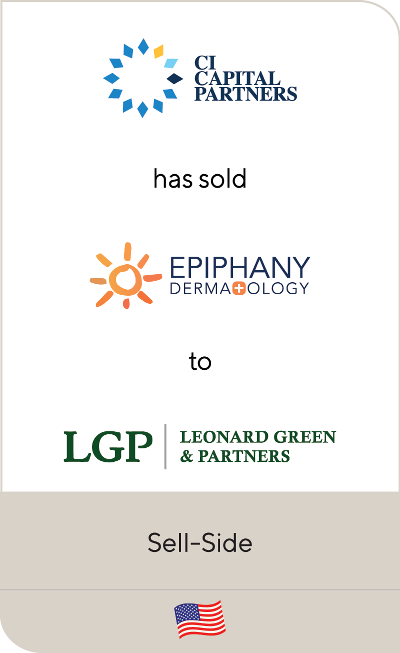 CI Capital Partners LLC Epiphany Dermatology PA Leonard Green Partners 2022