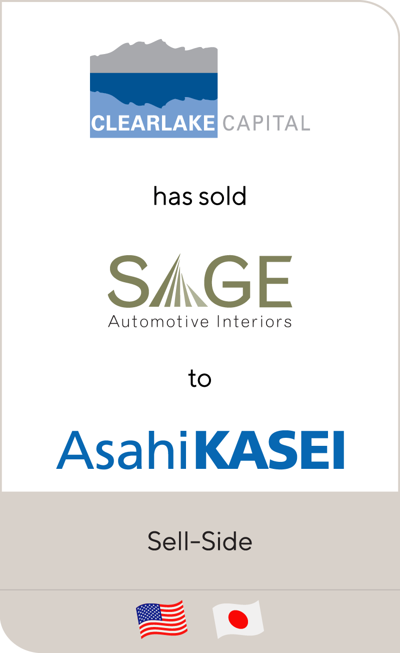 Clearlake Capital has sold Sage to Asahi Kasei
