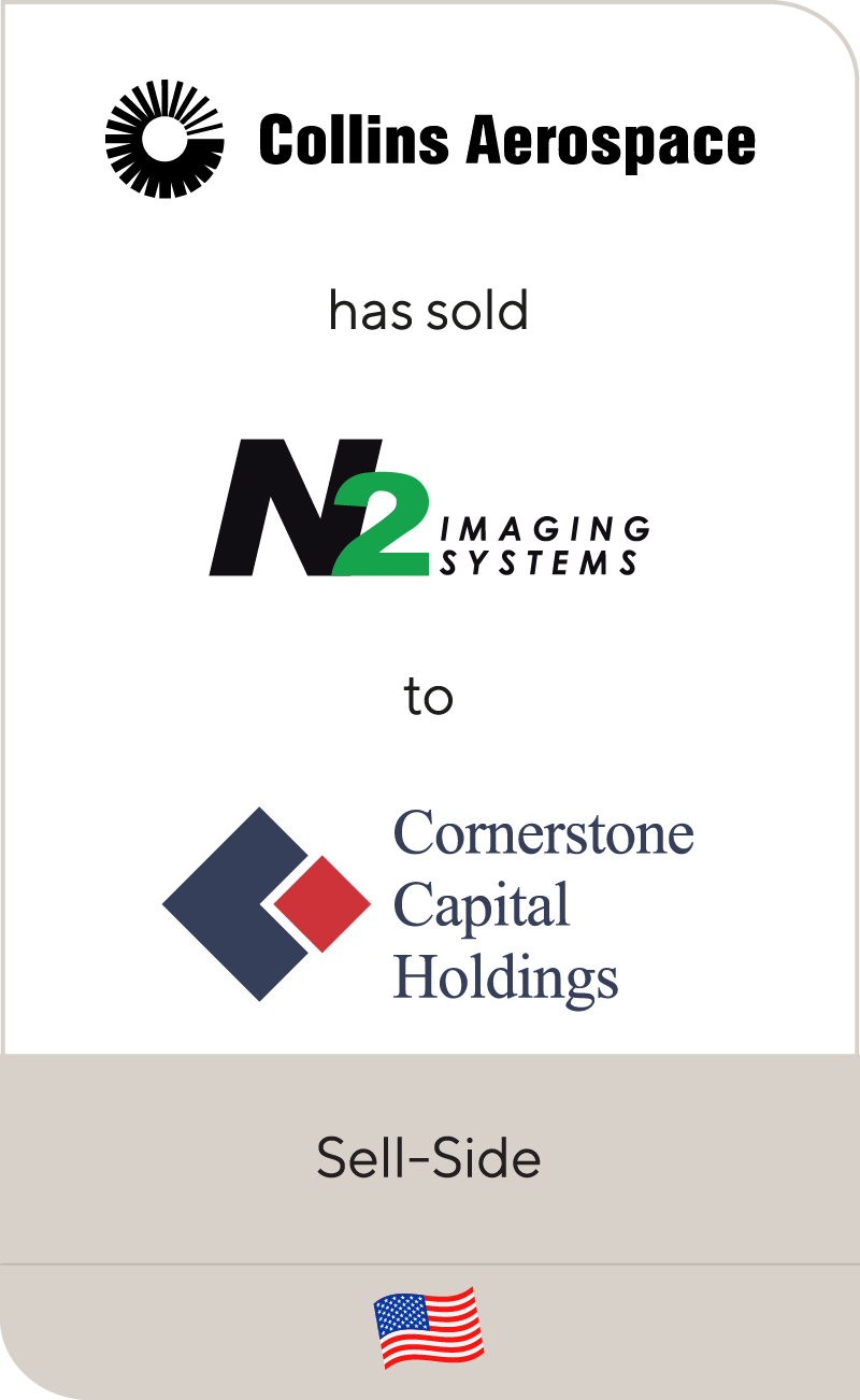 Collins Aerospace has sold N2 Imaging Systems to Cornerstone Capital Holdings