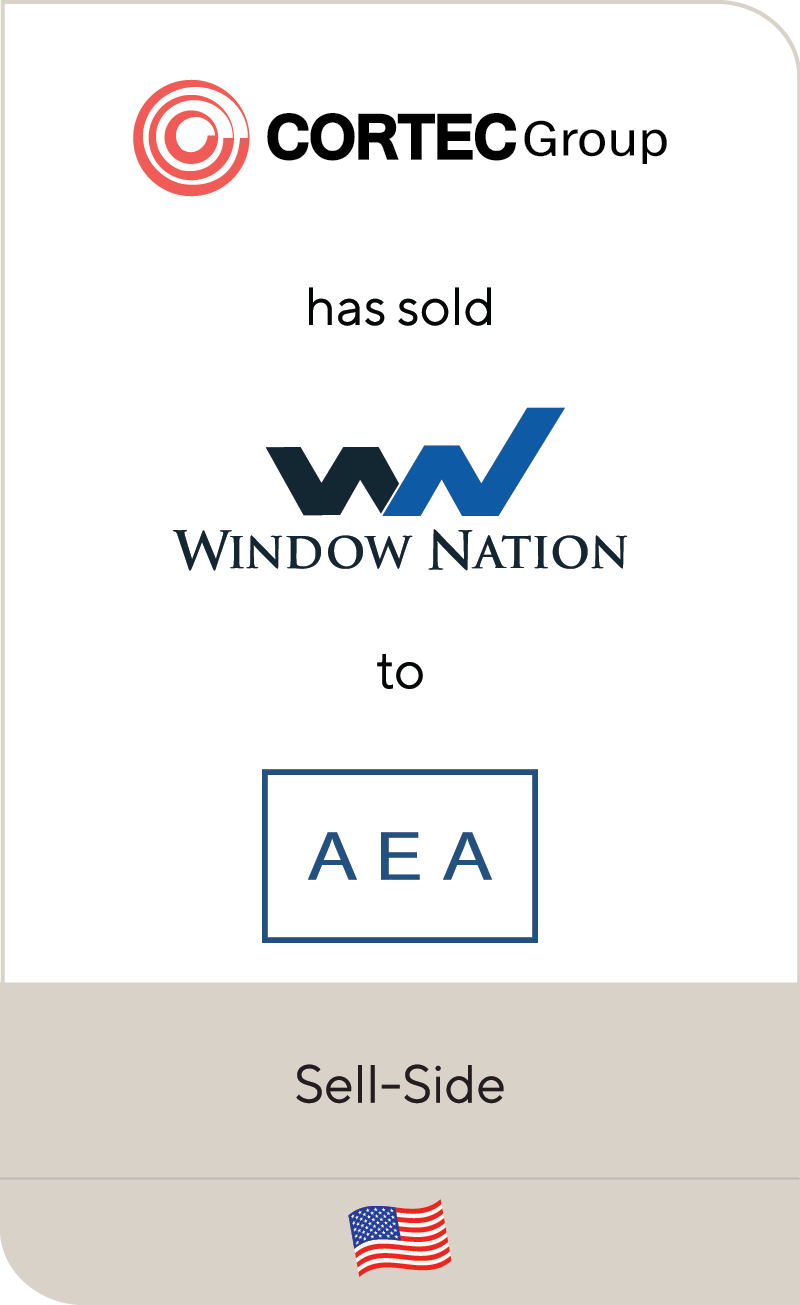 Cortec Group Window Nation AEA Investors 2021