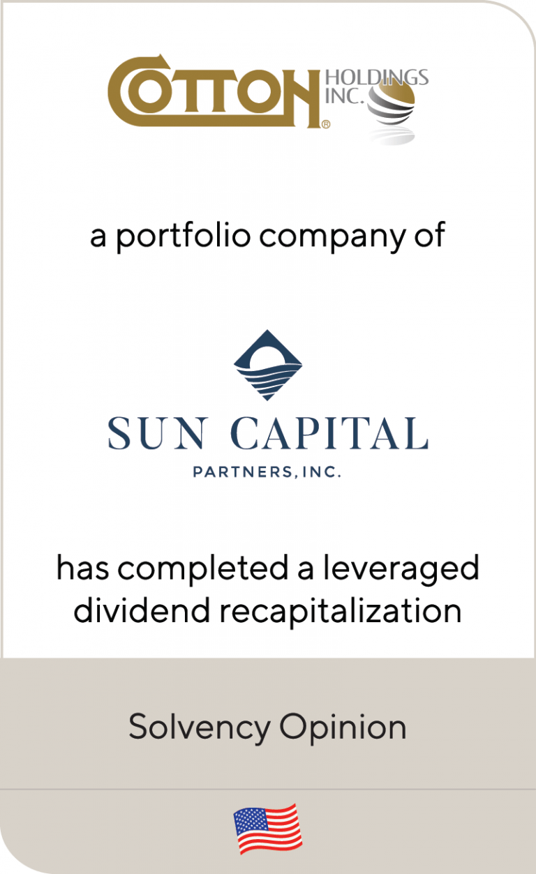 Cotton Holdings a portfolio company of Sun Capital Partners has