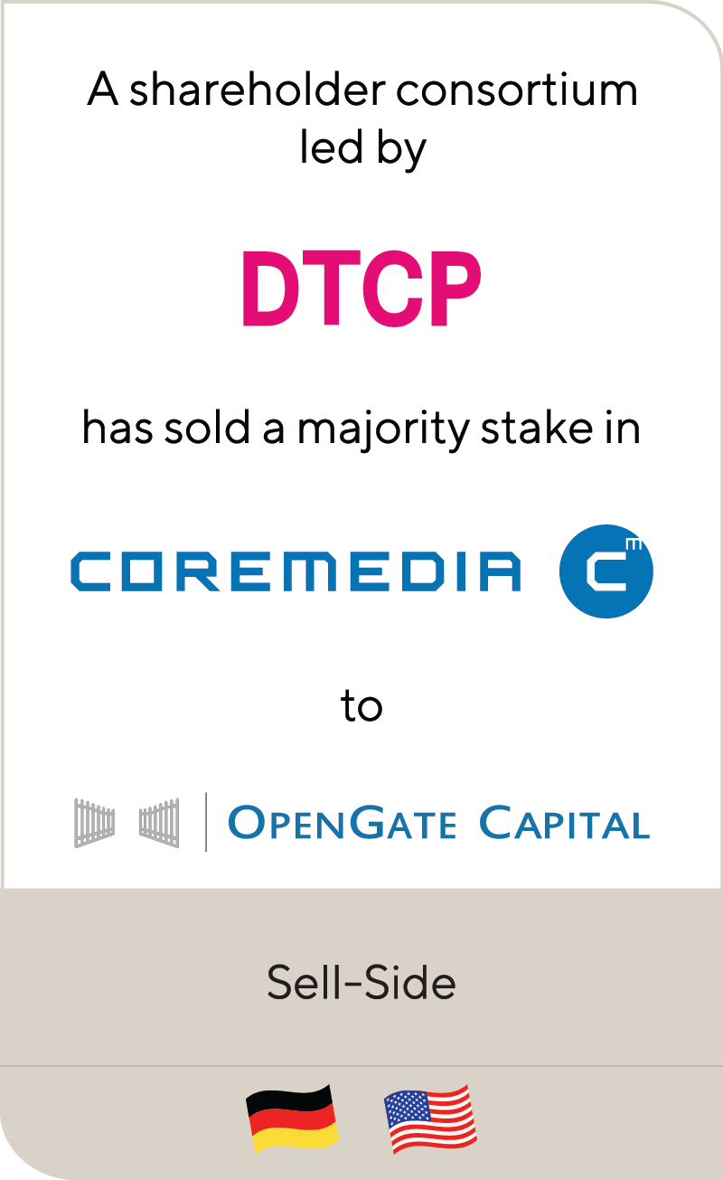 Deutsche Telekom Capital Partners CoreMedia AG OpenGate Capital 2019