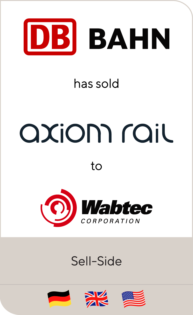 DB Schenker has sold Axiom Rail to Wabtec