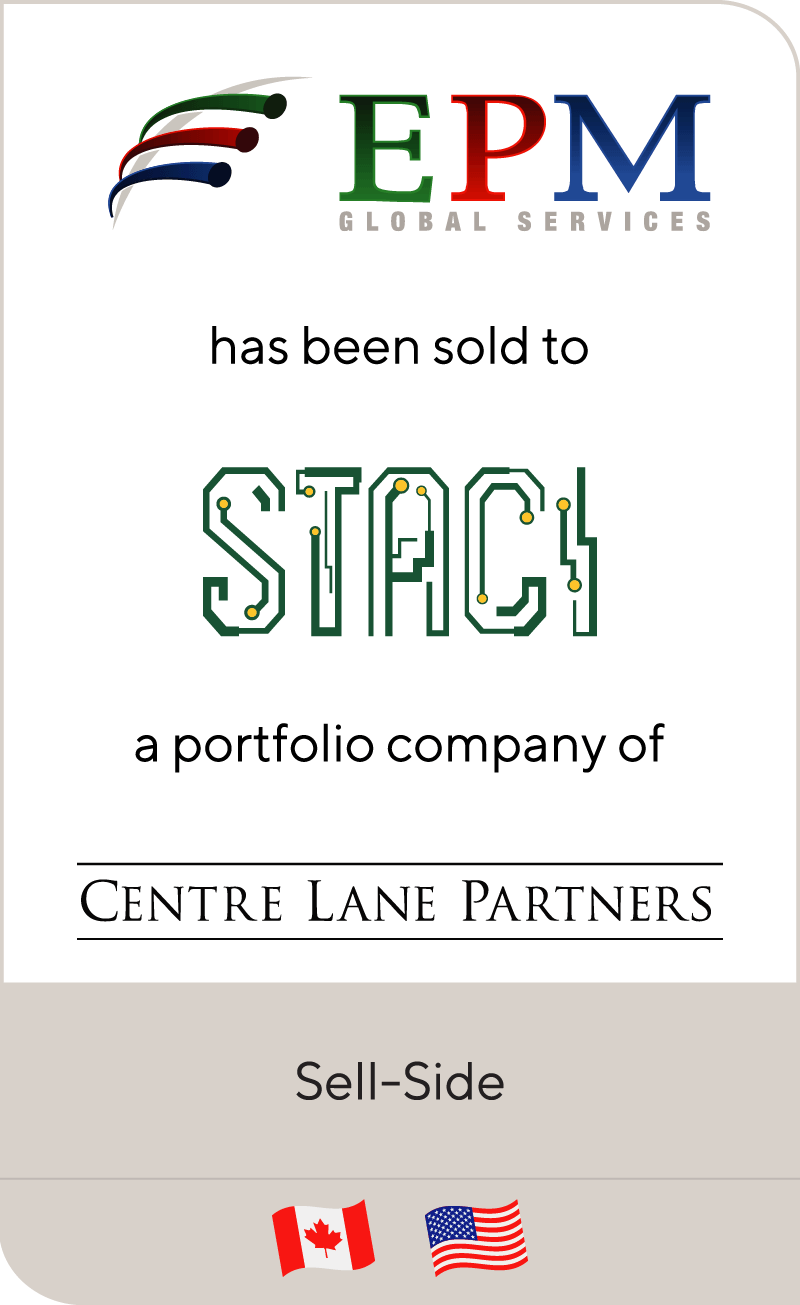 EPM Global Services has been sold to STACI a portfolio company of Centre Lane Partners