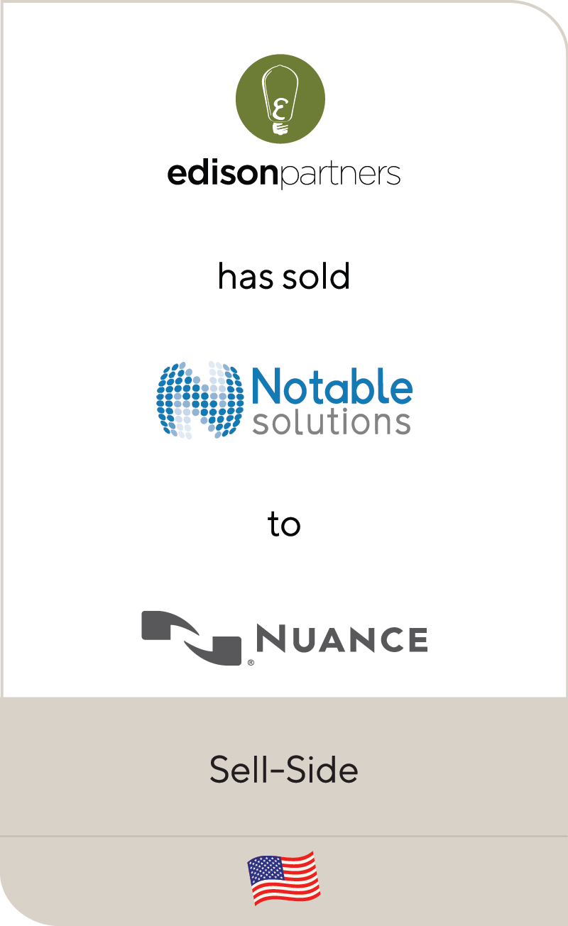 Edison Partners Notable Solutions Nuance Communications 2014