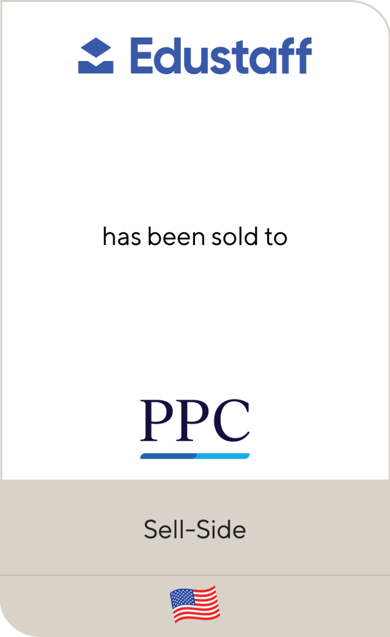 Edustaff has been sold to PPC Enterprises Lincoln International LLC