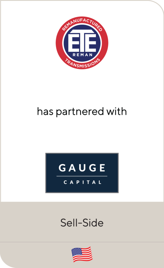 Engine & Transmission Exchange has partnered with Gauge Capital