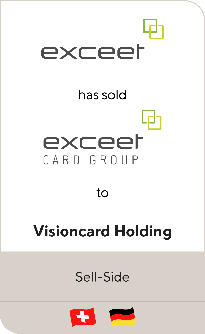 Exceet has sold Exceet Card Group to Vinsioncard