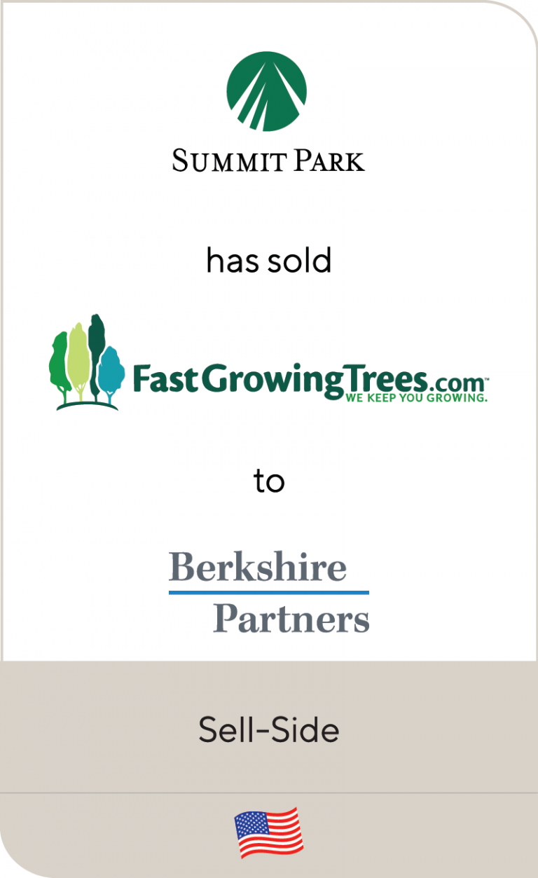 Summit Park Has Sold Fast Growing Trees To Berkshire Partners - Lincoln ...