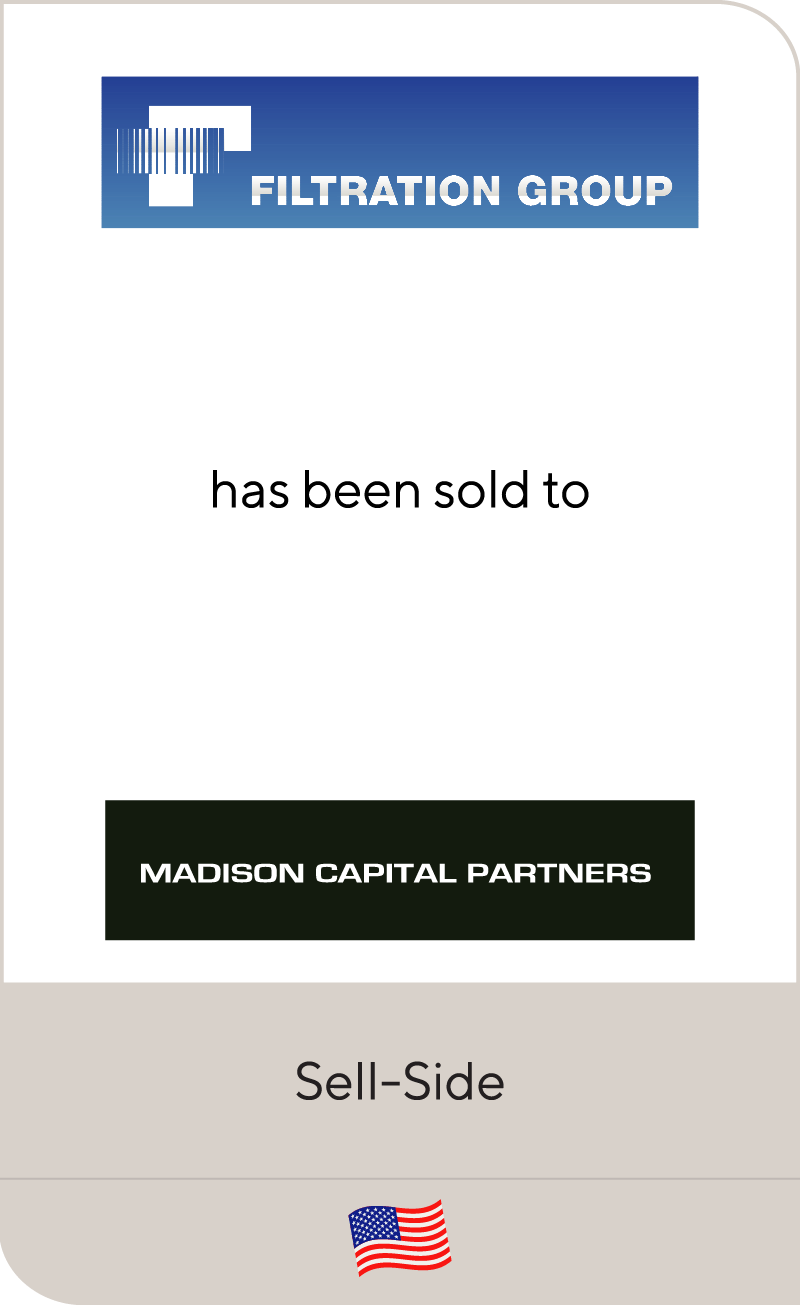 Filtration Group has been sold to Madison Capital Partners