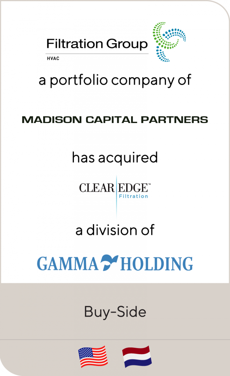 Madison Capital Partners’ has acquired Clear Edge Filtration Lincoln