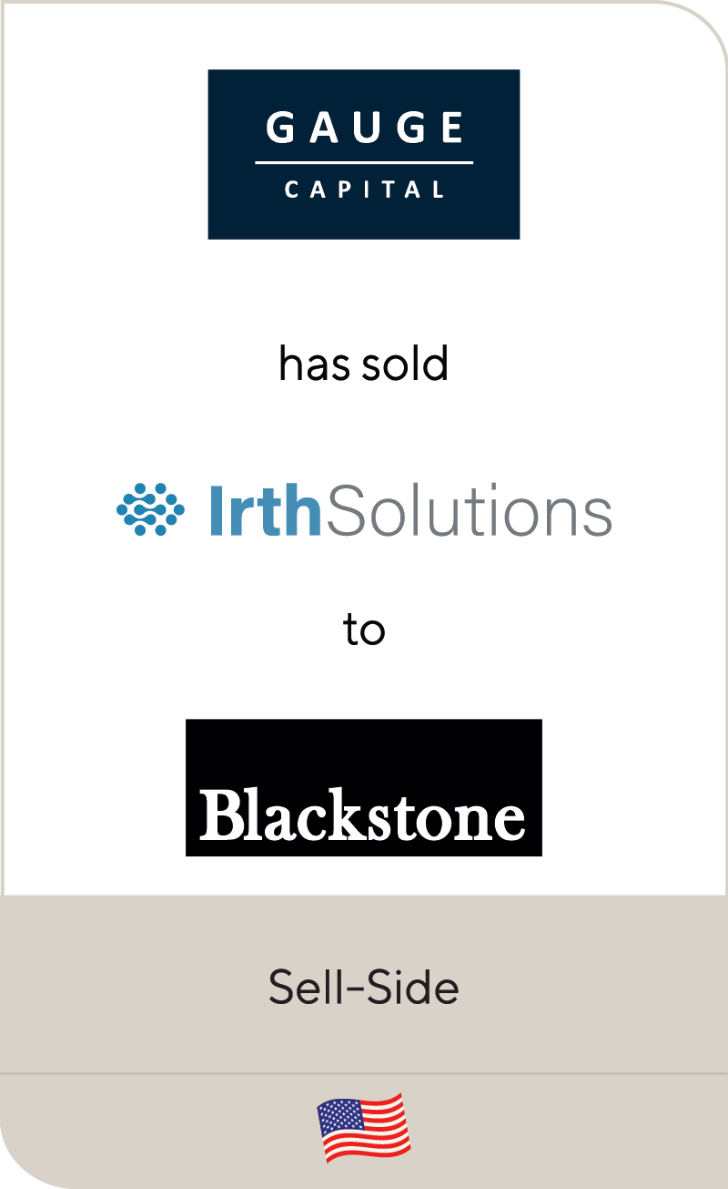 Gauge Capital Irth Solutions The Blackstone Group 2021