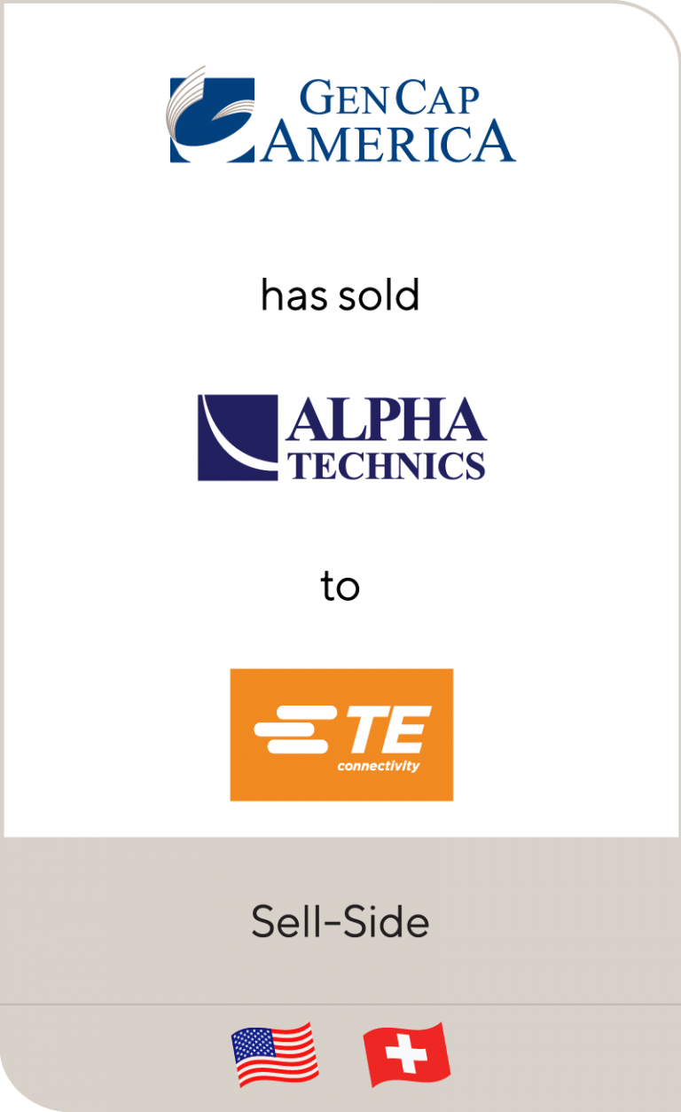 Alpha Technics has been sold to TE Connectivity Lincoln International LLC