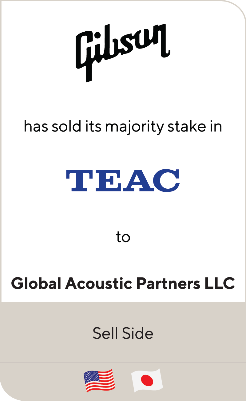 Gibson Brands TEAC Global Acoustic Partners LLC 2020