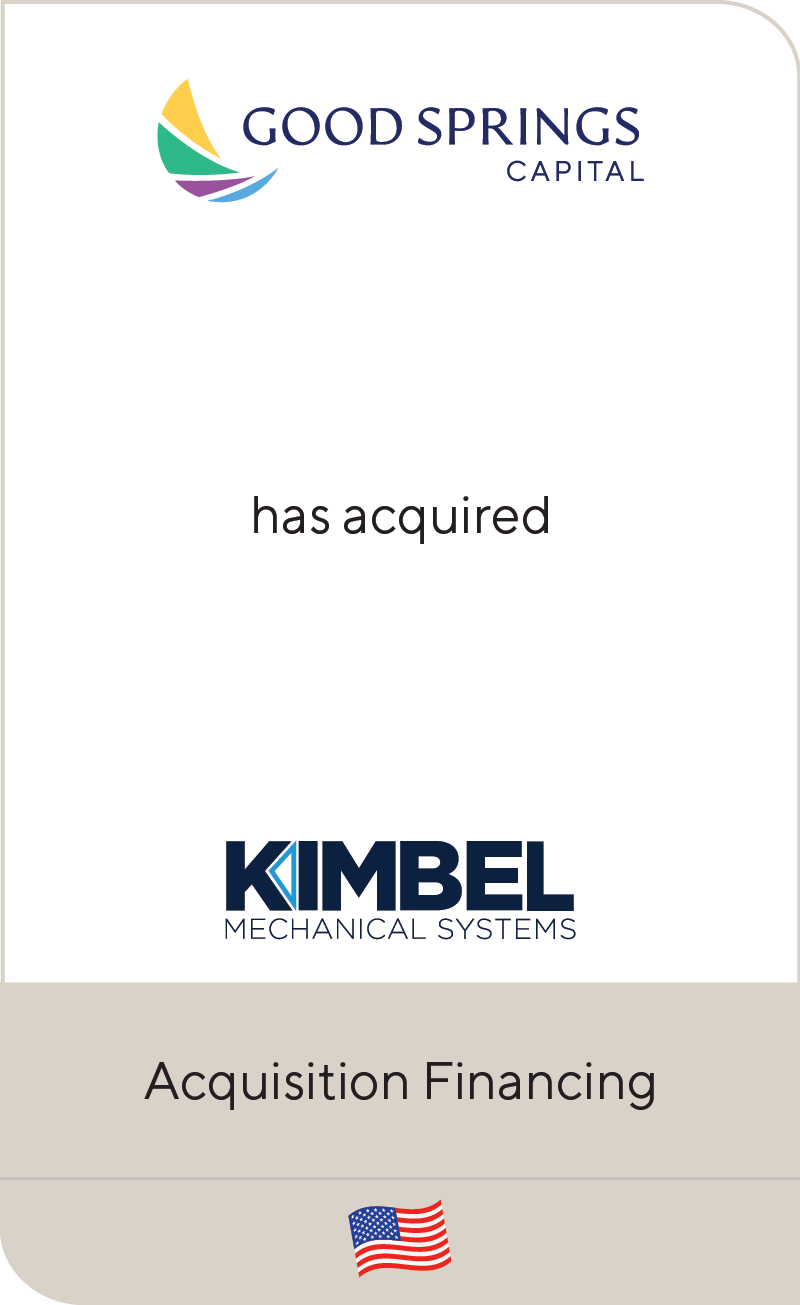 Good Springs Capital Kimbel Mechanical Systems 2024