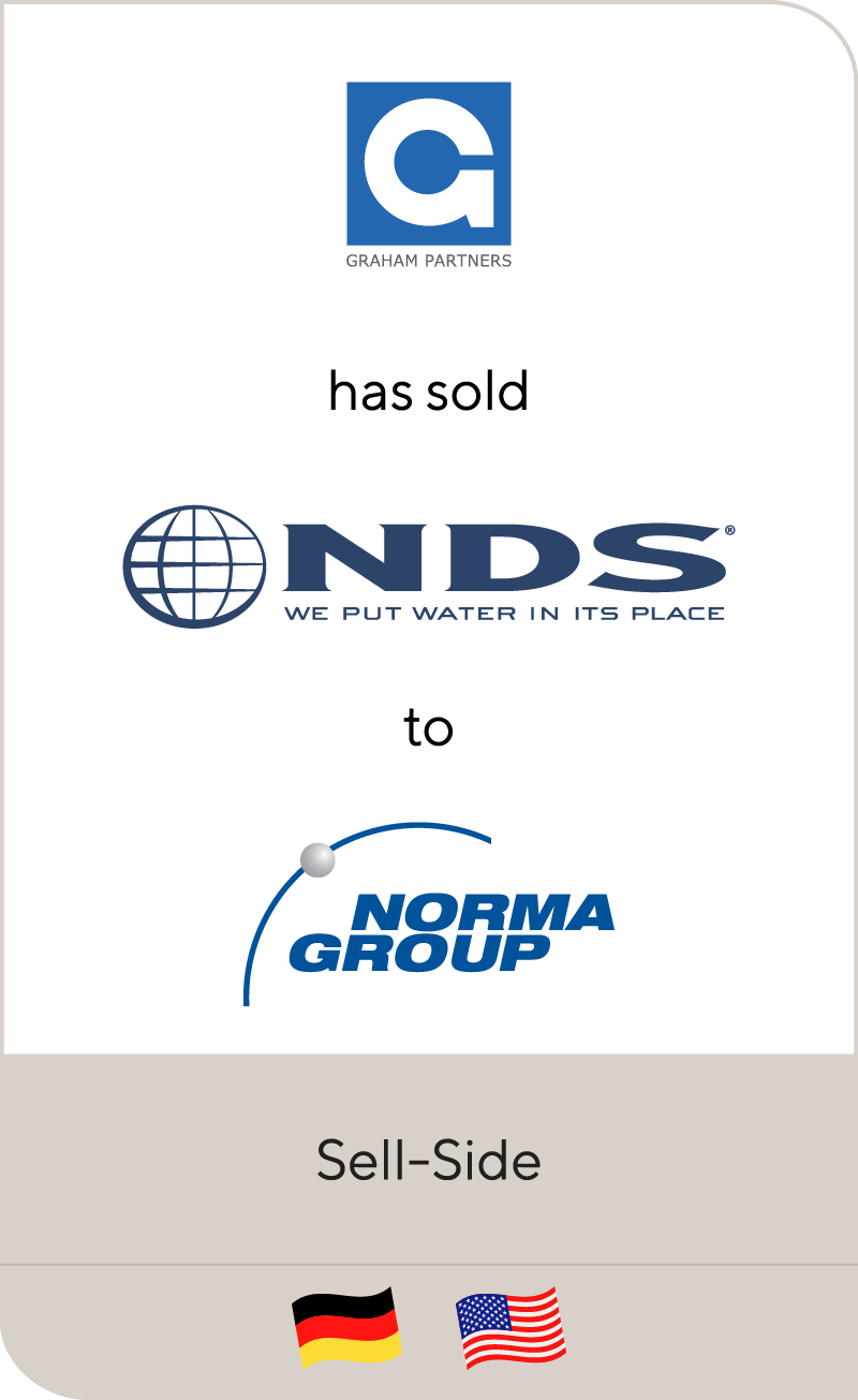 Graham Partners has sold NDS to Norma Group