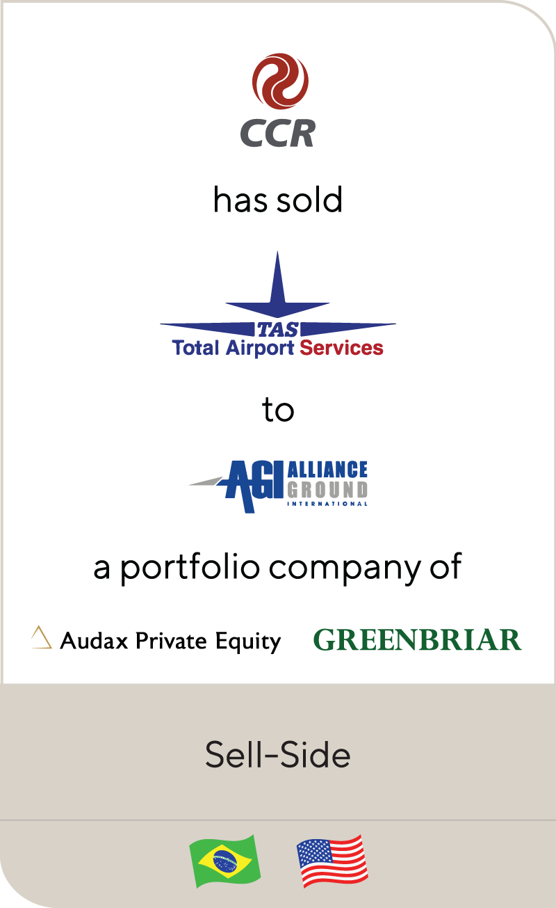 Grupo CCR Total Airport Services Inc Alliance Ground International Audax Greenbriar 2022