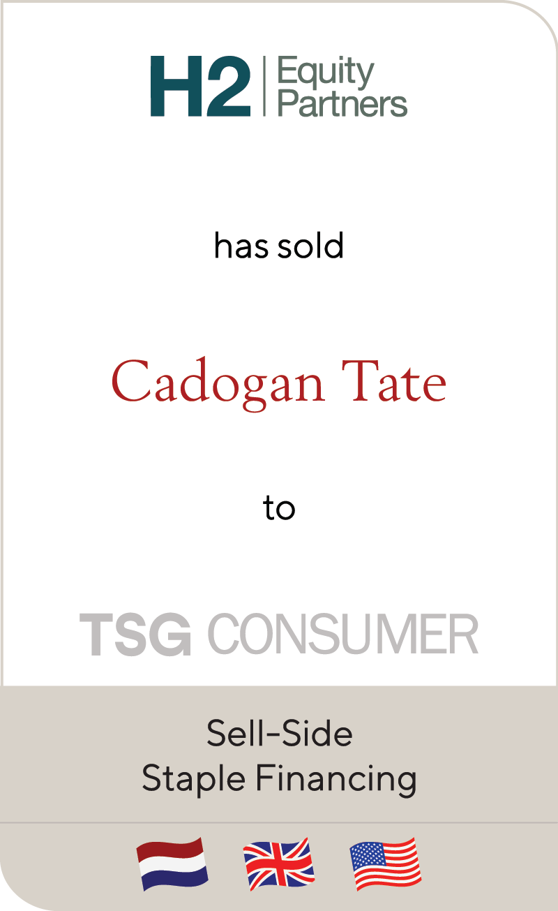 H2 Equity Partners (UK) Cadogan Tate TSG Consumer Partners 2022
