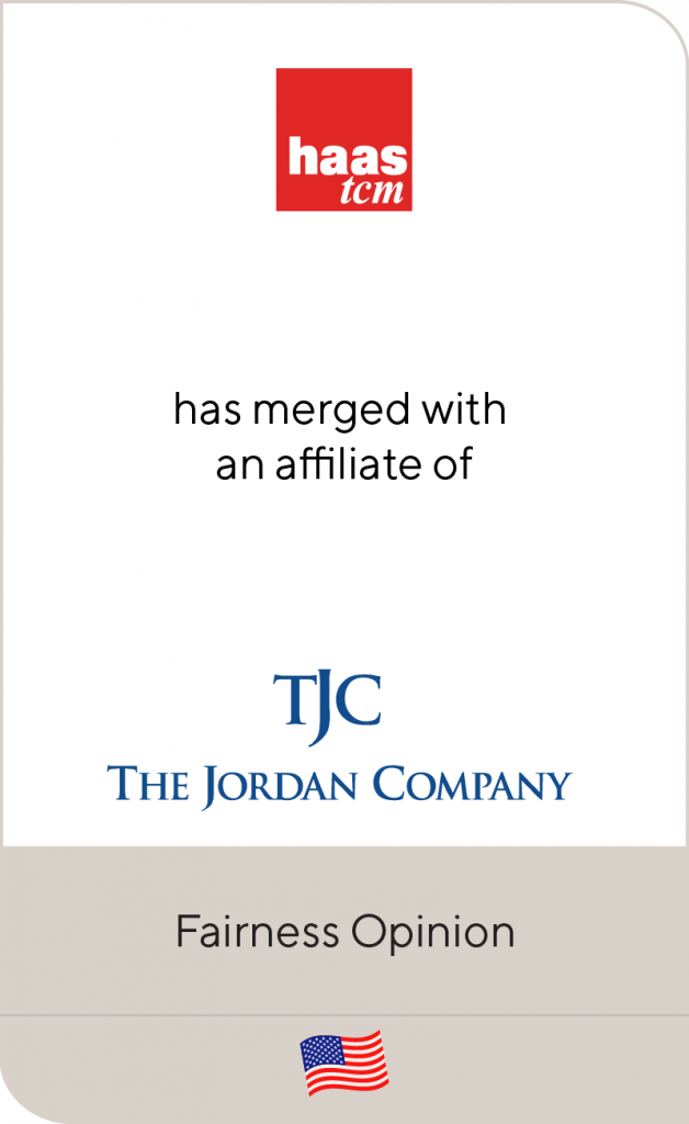 Hass TCM has merged with The Jordan Company Lincoln International LLC