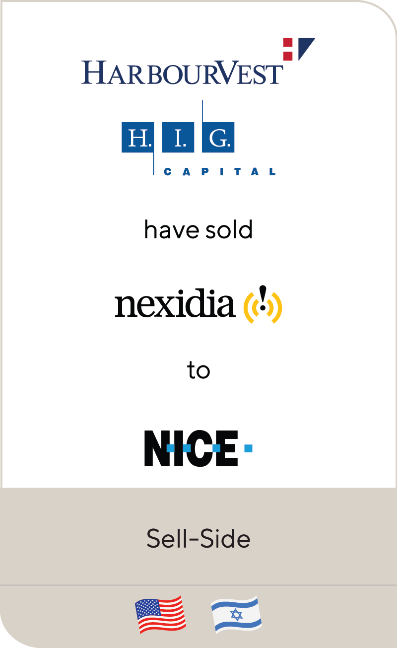 HarbourVest HIG Nexidia Nice Ltd 2016