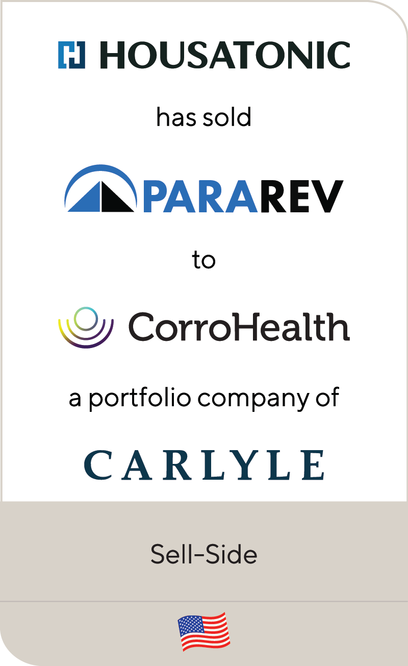 Housatonic Partners Healthcare Financial Resources, LLC. CorroHealth Carlyle 2022