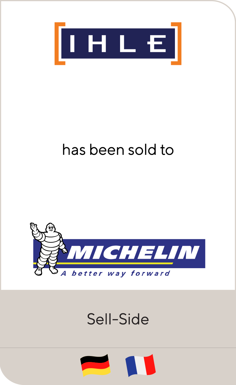 IHLE Holding has been sold to Michelin Group