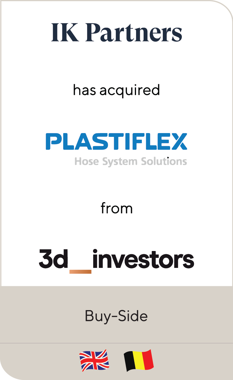 IK Partners Plastiflex 3D Investors 2021