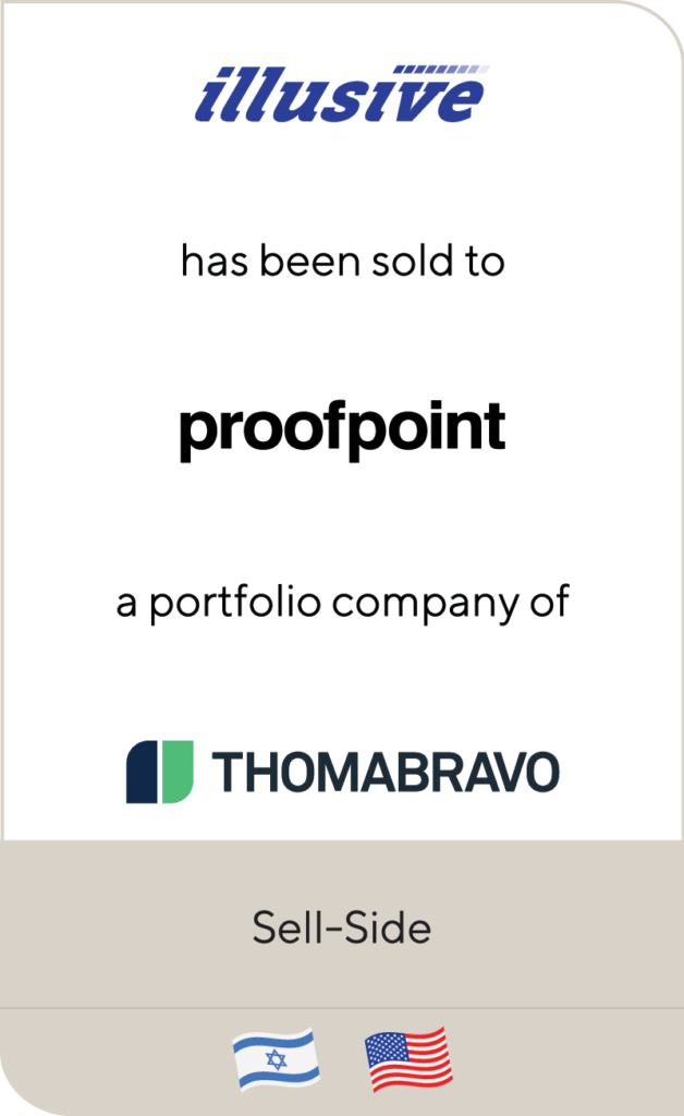 Illusive Networks Has Been Sold To Proofpoint A Portfolio Company Of