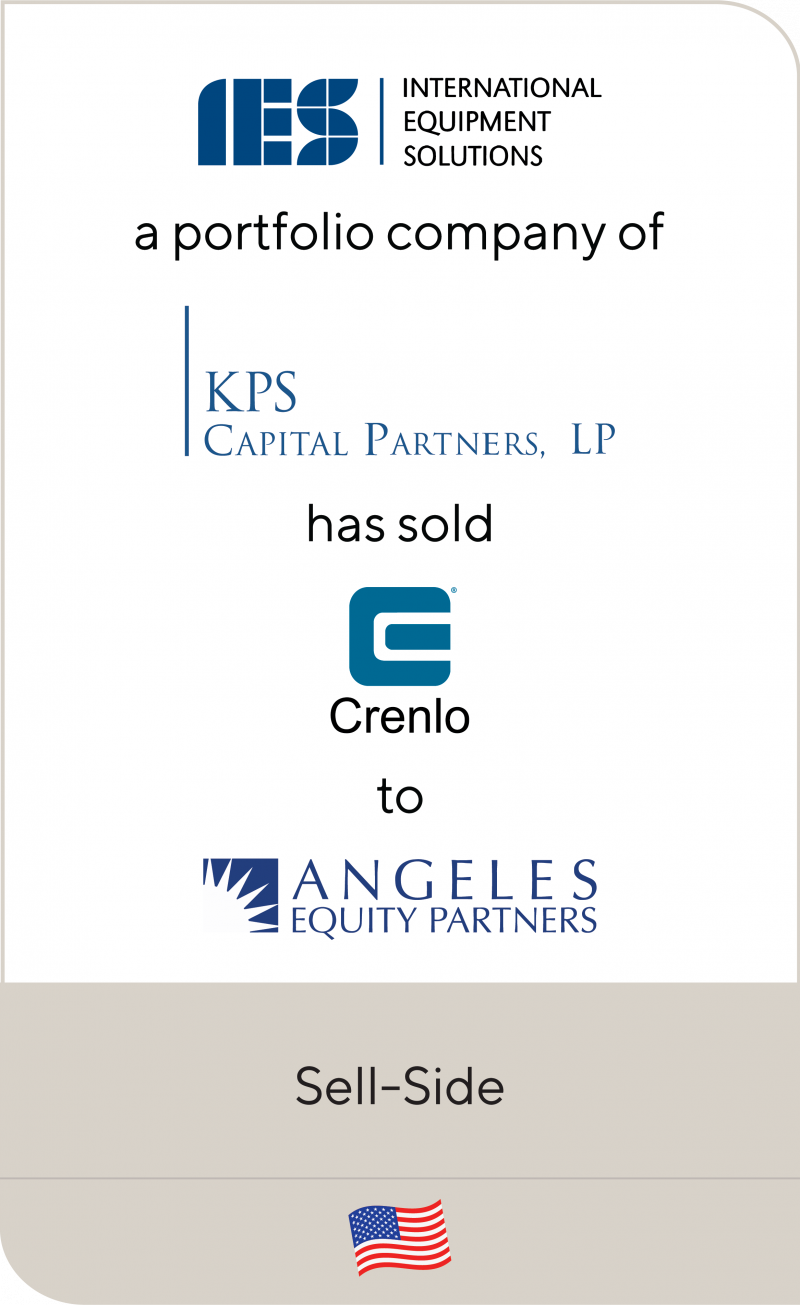 International Equipment Solutions (IES) KPS Capital Partners Crenlo Angeles Equity Partners 2019