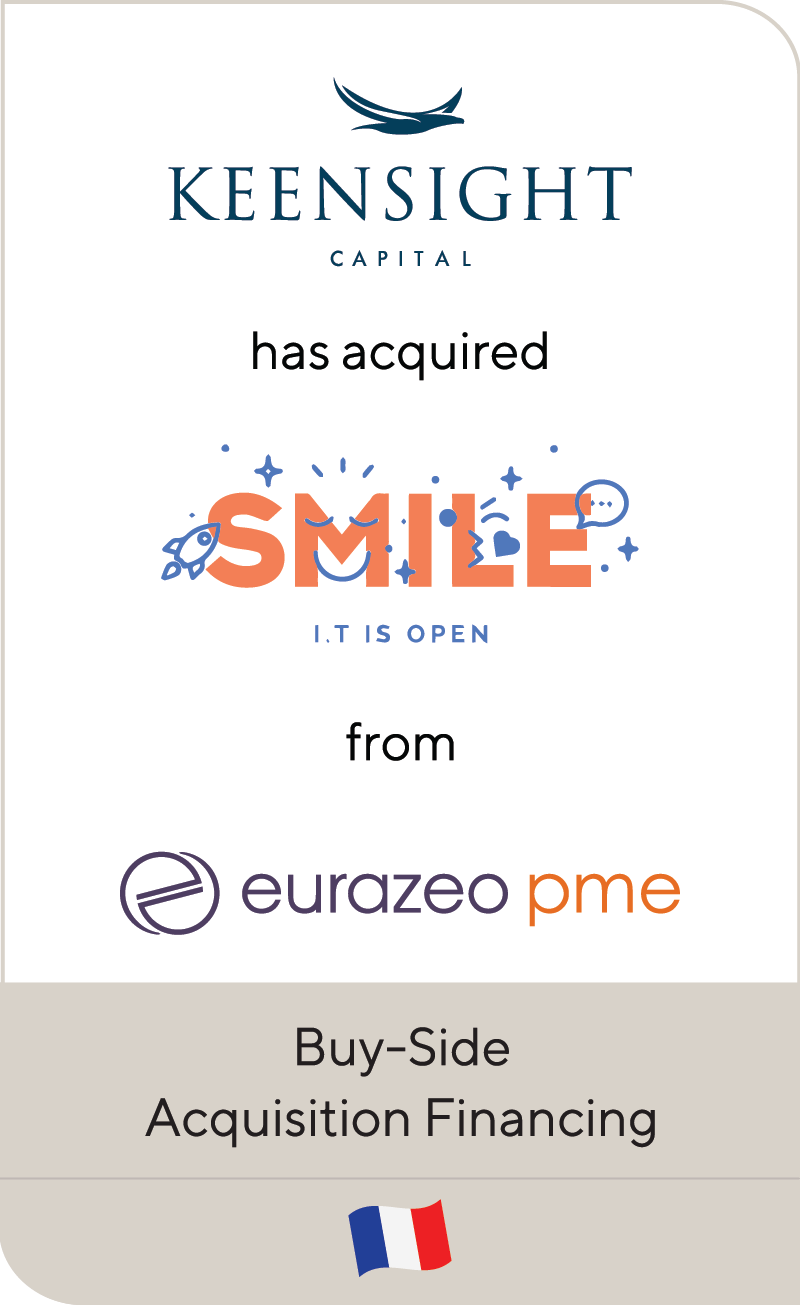 Keensight Capital Smile Eurazeo PME 2019
