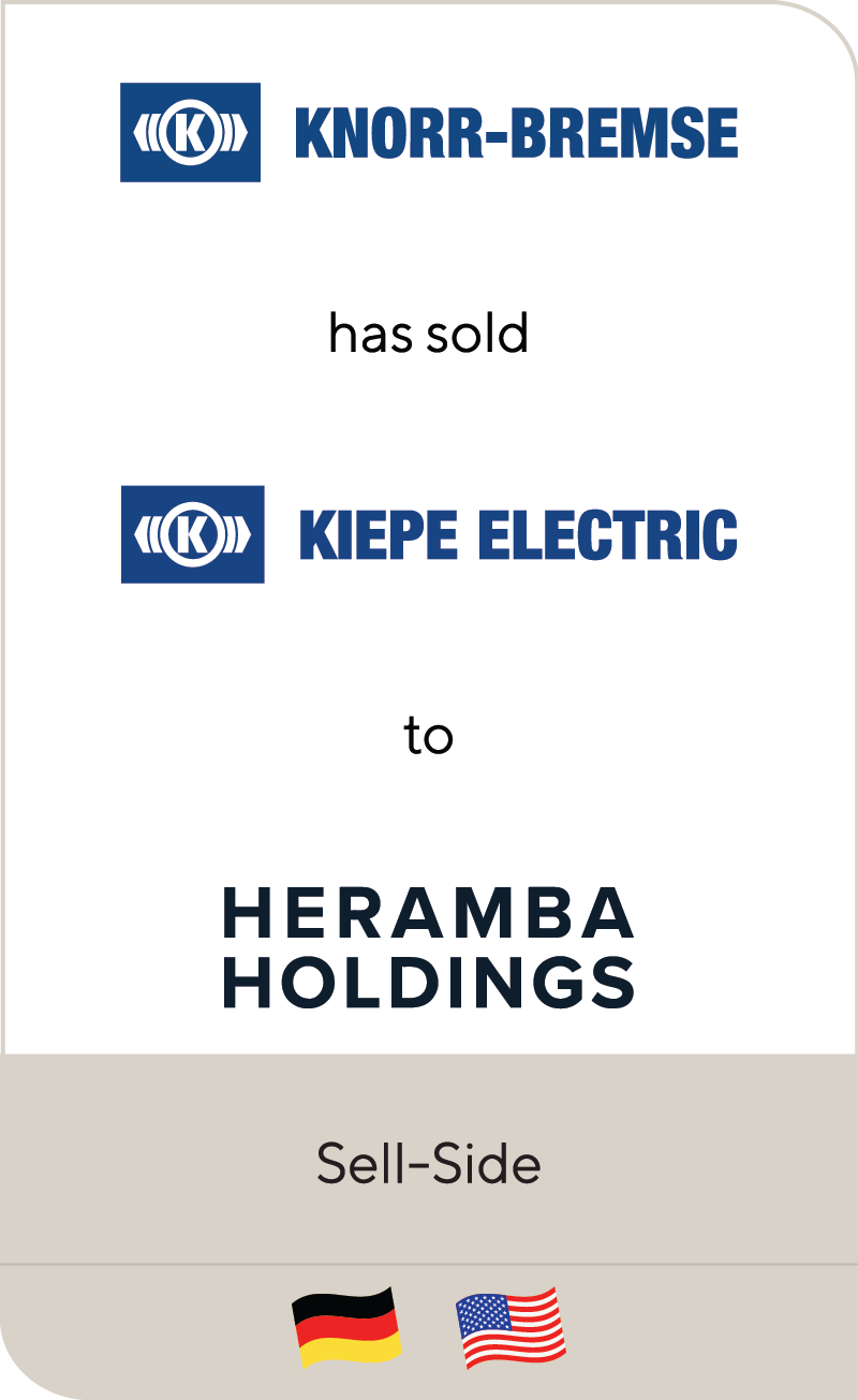 Knorr-Bremse has agreed to sell Kiepe Electric to Heramba - Lincoln  International LLC