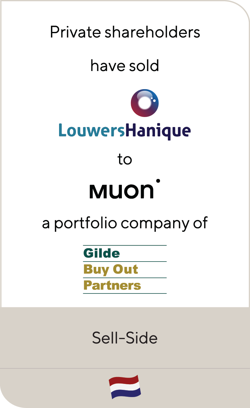Louwers Hanique Muon Group Gilde Buy Out Partners 2021