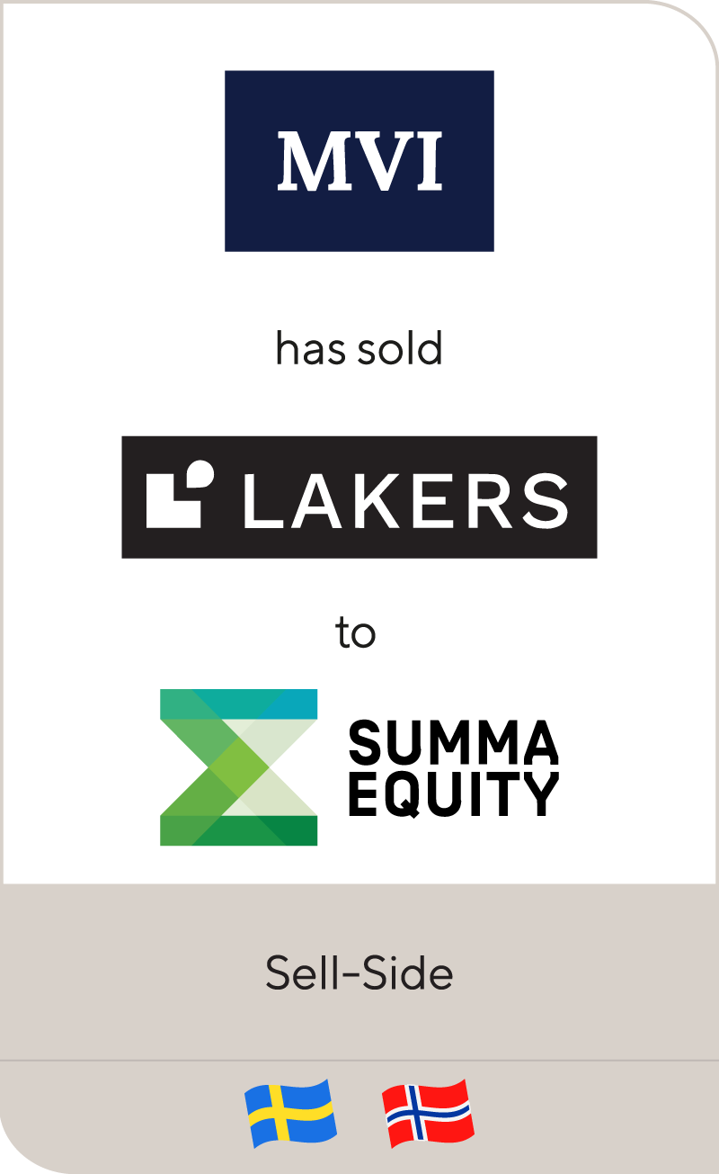 Lakers Holding AB has been sold to Summa Equity
